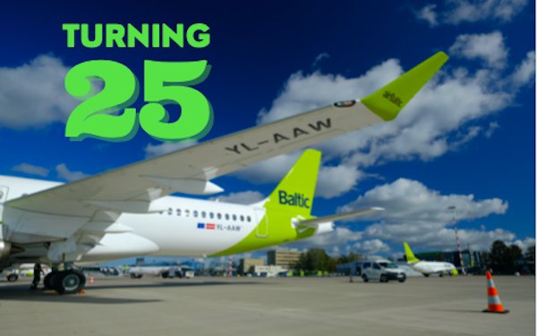 Happy 25th anniversary airBaltic!