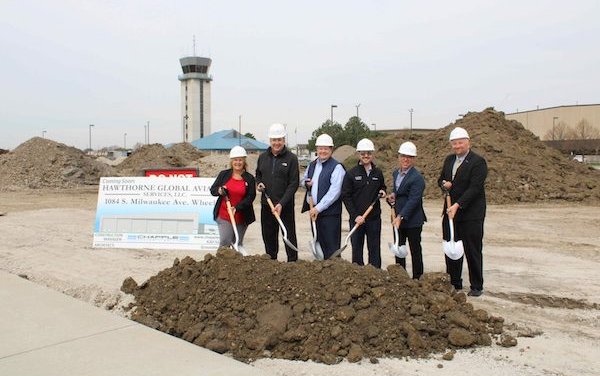 Hawthorne breaks ground on hangar at Chicago Executive Airport