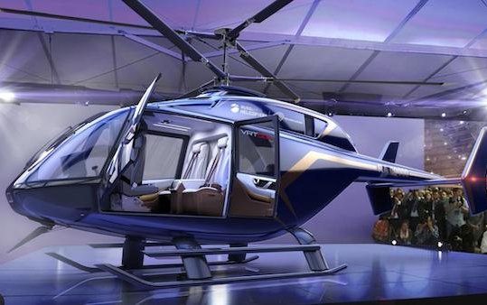 Helicopter taxi with Yandex online taxi service?