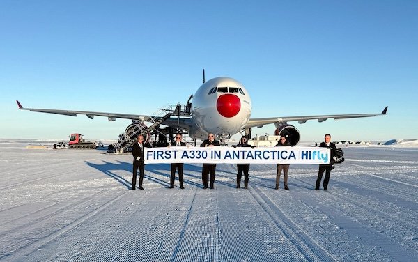 Hi Fly achieves another first: Airbus A330 lands in Antarctica