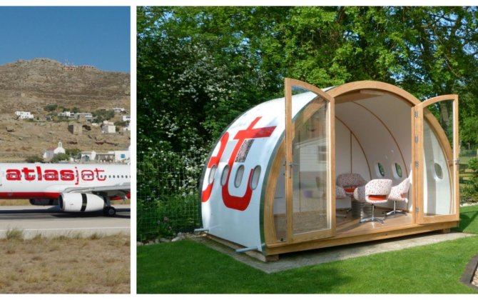 his Father-Daughter Duo Builds "Garden Pods" from Old Airplanes