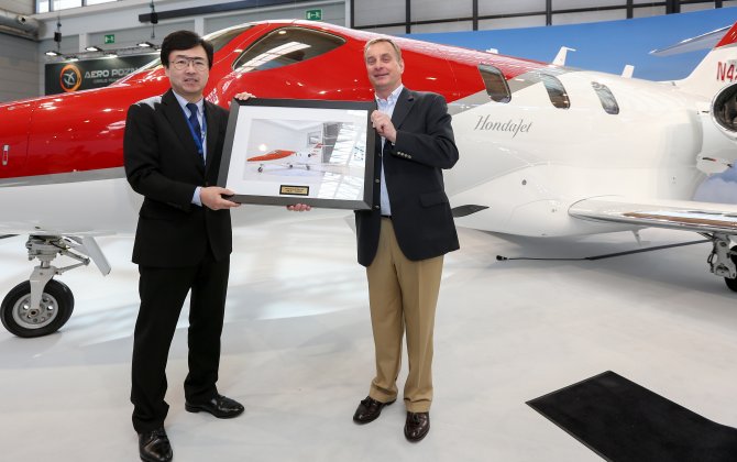 Honda Aircraft Company delivers first HondaJet in Europe