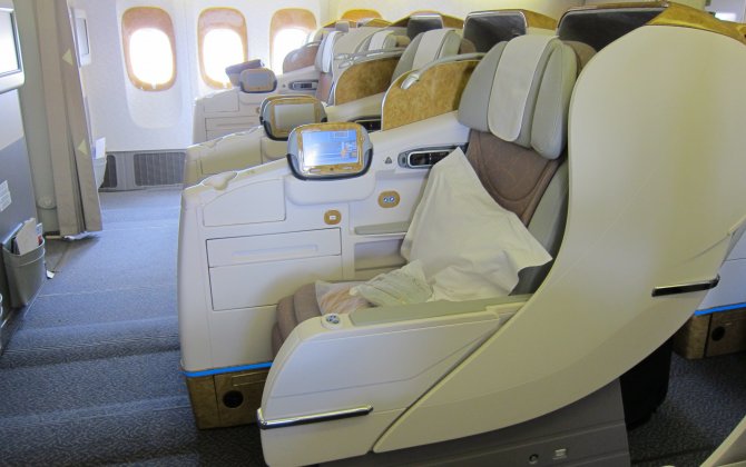 ITB Berlin 2016: Emirates Airline reveals new Boeing 777 business seat