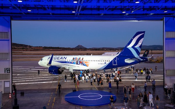 J&C Aero produces Greece Men National Basketball Team livery for Aegean Airlines