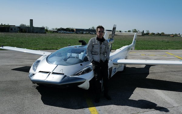 Jean-Michel Jarre is world first passenger to take off in KleinVision's flying AirCar