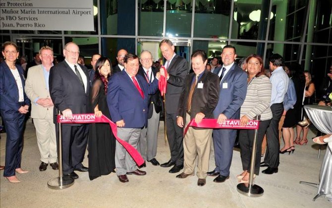 Jet Aviation celebrates grand opening of FBO in San Juan