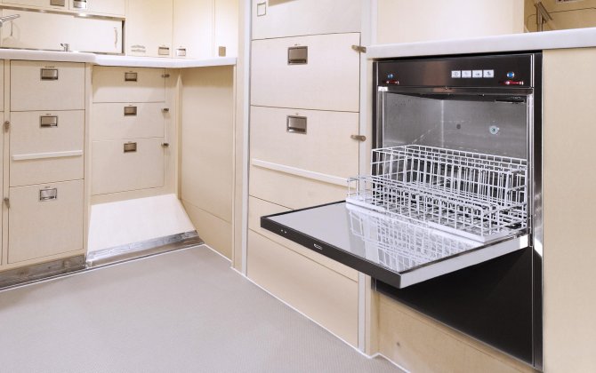 Jet Aviation installs its first advanced aviation dishwasher in Basel
