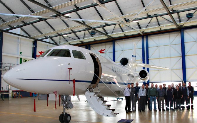 Jet Aviation signs agreement for its 10th C-Check on a Dassault Falcon 7X in Basel