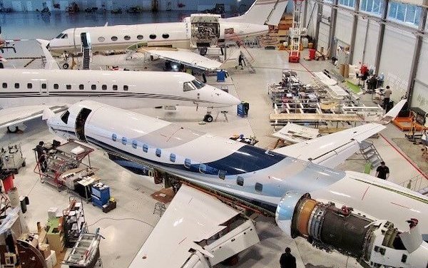 Jet Flight Service performed 192-Month inspection on the Legacy 600