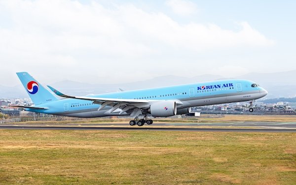 Korean Air welcomes Airbus A350 to its fleet
