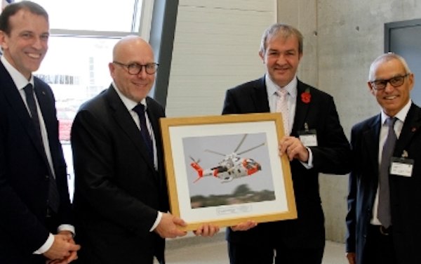 Leonardo: the opening of a new AW101 & NH90 helicopter transmission MRO & test facility 