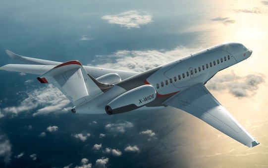 Liebherr on board new Dassault Falcon 10X business jet 