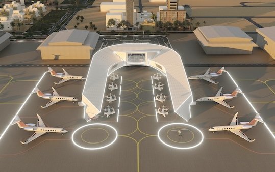 LODD and Skyports Infrastructure unveil vertiport concept design for Abu Dhabi AAM network