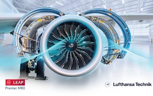Lufthansa Technik celebrates 100th CFM LEAP engine induction into its Hamburg shop