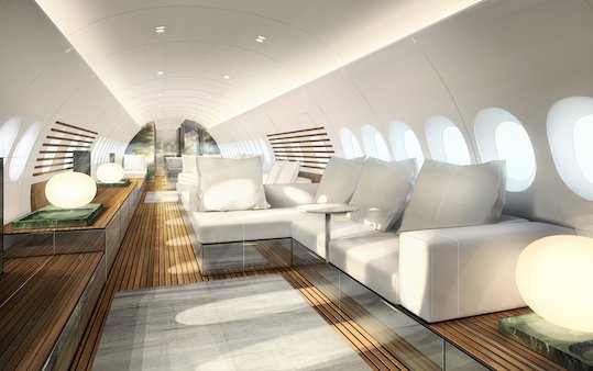Lufthansa Technik SkyRetreat concept for the Airbus  A220 