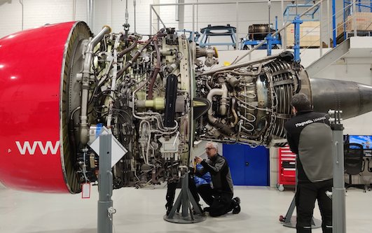 Magnetic Engines performs its first combustion chamber replacement on CFM56-7B engine