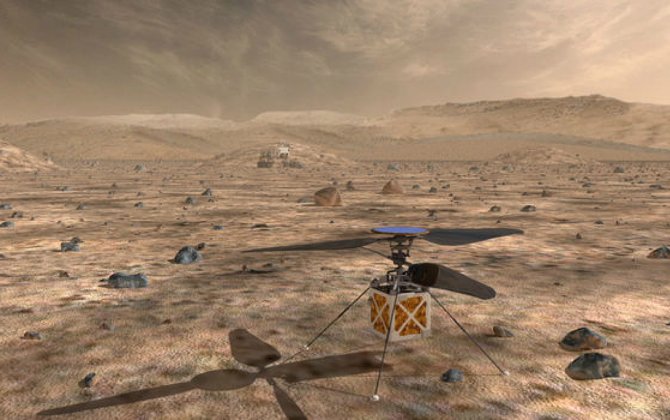 Mars Helicopter to Fly on NASA's Next Red Planet Rover Mission