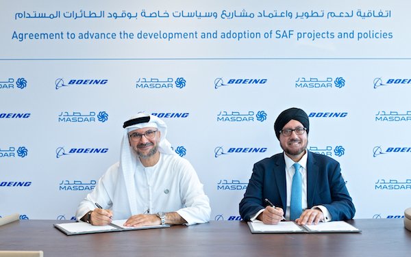 Masdar & Boeing join forces to accelerate sustainable aviation fuel industry in the UAE and globally
