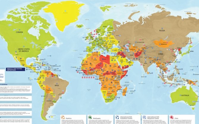 MedAire Upgrades Annual Global Map with Safety Concerns