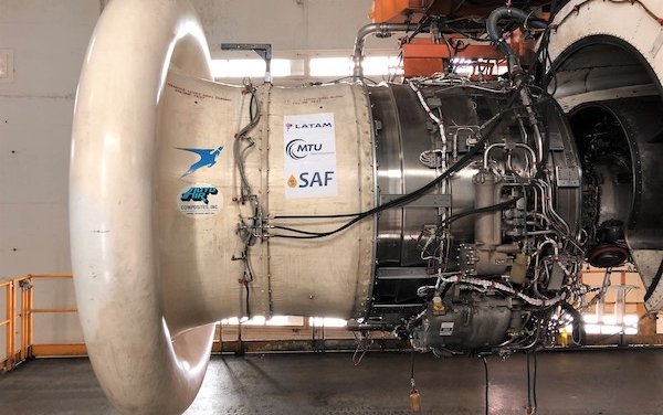 MTU Maintenance and LATAM Airlines use sustainable fuels for engine tests