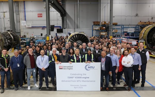MTU Maintenance completes 7,000th shop visit for a V2500-A5 engine