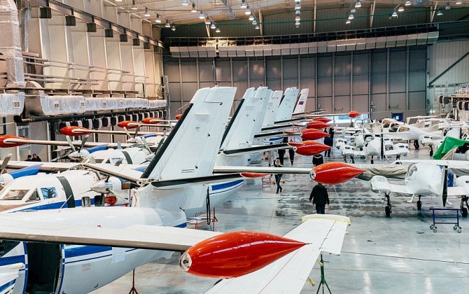 New aircraft assembly shop for L-410 and Daimond DA 42T was launched within the territory of the Uktus Airport