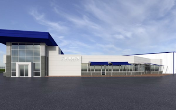 New Cirrus Aircraft Facility in the Dallas Metroplex Area