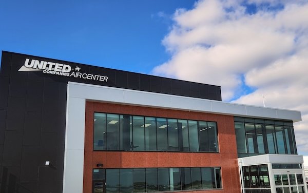 New FBO terminal at Indiana Airport - rebranded to United Companies Air Center & joins Avfuel Network