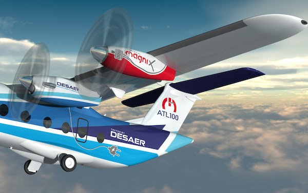 New partnership to develop hybrid electric aircraft -magniX and DESAER 