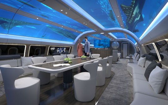 New World Traveller luxury design for long-haul aircraft