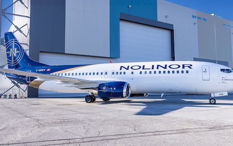 Nolinor unveils new branded Boeing 737-400