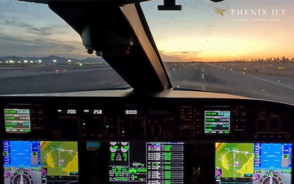 Phenix Jet Cayman (Hong Kong) sets new World Speed Record aboard a Bombardier Global 7500 