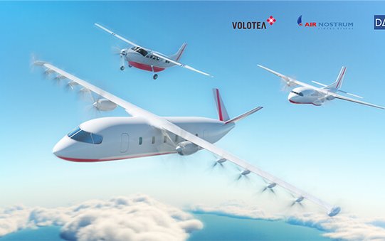 Plans for a first 100% Electric Aircraft - Volotea, Air Nostrum & Dante Aeronautical 