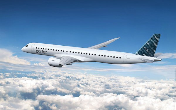 Porter secures sale and leaseback for 12 Embraer E195-E2 aircraft 