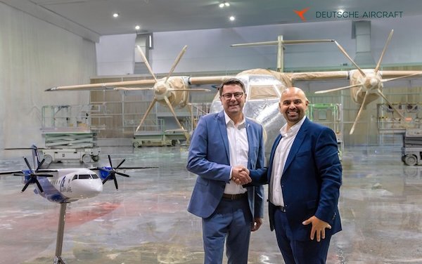 Professional stripping and painting of the D328 fleet - Deutsche Aircraft partners with Airplane Painter