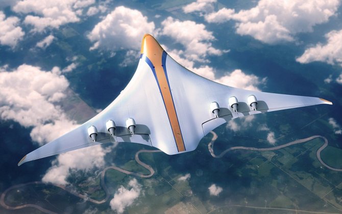 Radical Concept Plane Reveals What Air Travel May Look Like in 2050