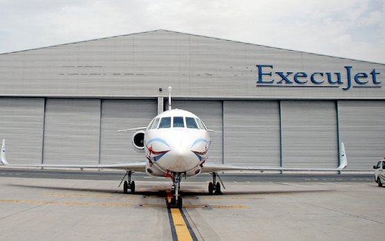 Relocation completed - ExecuJet MRO services Middle East new line maintenance facility at Dubai second airport