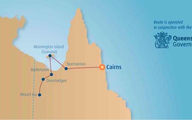 Rex resumes Mornington Island flights