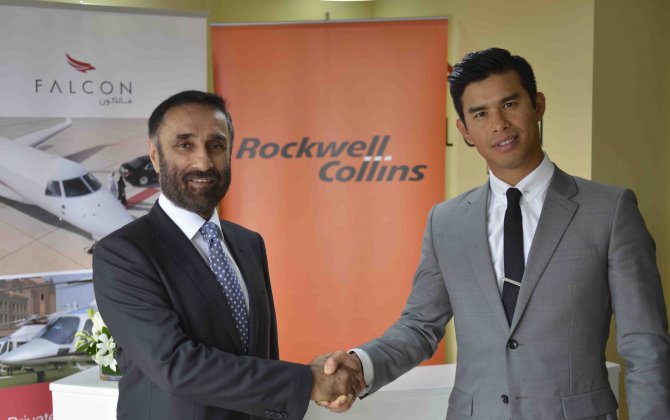 Rockwell Collins now providing automated check-in for Falcon Aviation&rsquo;s business jets and helicopters in Abu Dhabi