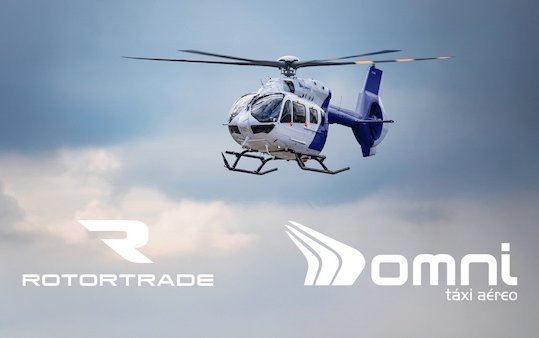 Rotortrade delivers&nbsp;two Airbus H145D3 multirole helicopters&nbsp;to&nbsp;Omni Taxi A&eacute;reo