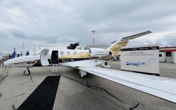 RTX's Collins Aerospace completes industry first retrofit of Iridium Certus satellite connectivity