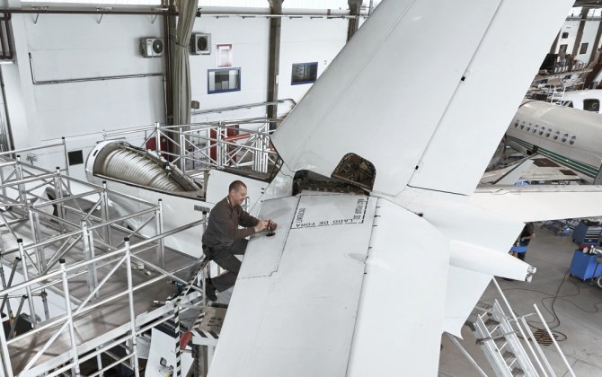 RUAG completes first C-check on Dassault Falcon 7X