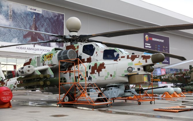 Russian Helicopters displays modernized Night Hunter at Army-2018