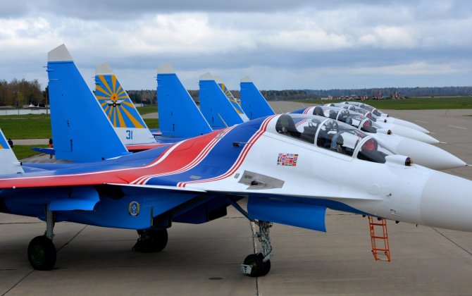 Russian Knights aerobatic team will be first to fly on the new Su-30SM at LIMA 2017