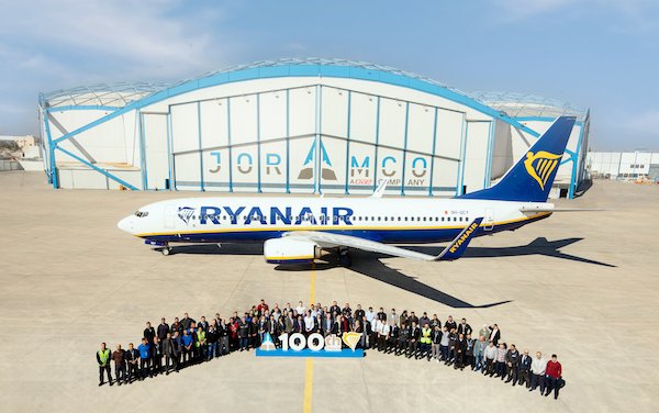 Ryanair extends maintenance agreement with Joramco to 10 maintenance lines