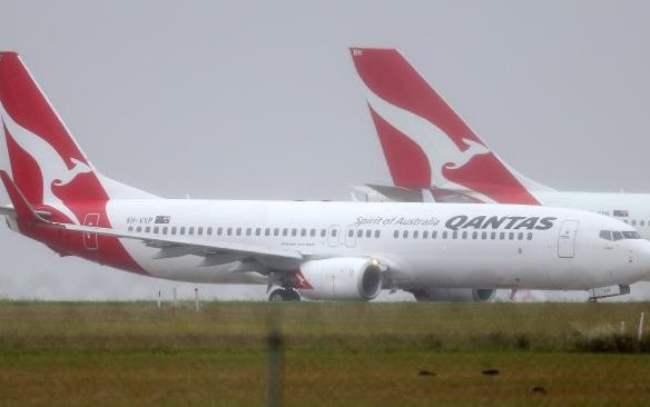  &lsquo;Security scare&rsquo; grounds Qantas plane bound for Perth in Melbourne