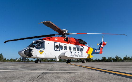 Sikorsky delivers S-92 helicopter to Korea Coast Guard