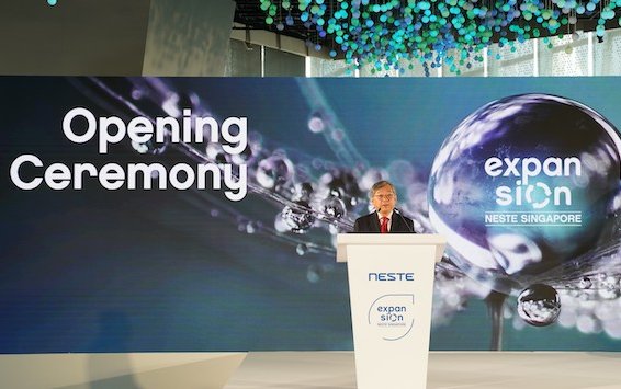Singapore expansion - Neste celebrates the opening and establishes SAF supply chain to Changi Airport