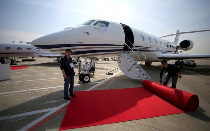 Sir Philip Green takes delivery of &pound;46m private jet