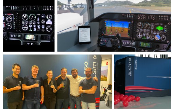 Sky Academy signs for an ALSIM AL250 training simulator